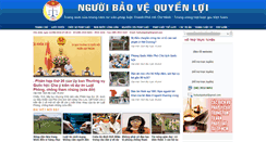 Desktop Screenshot of nguoibaovequyenloi.com