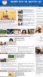 Mobile Screenshot of nguoibaovequyenloi.com